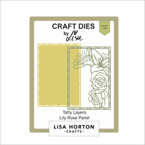 Lisa Horton Crafts Lily Rose Panel Die