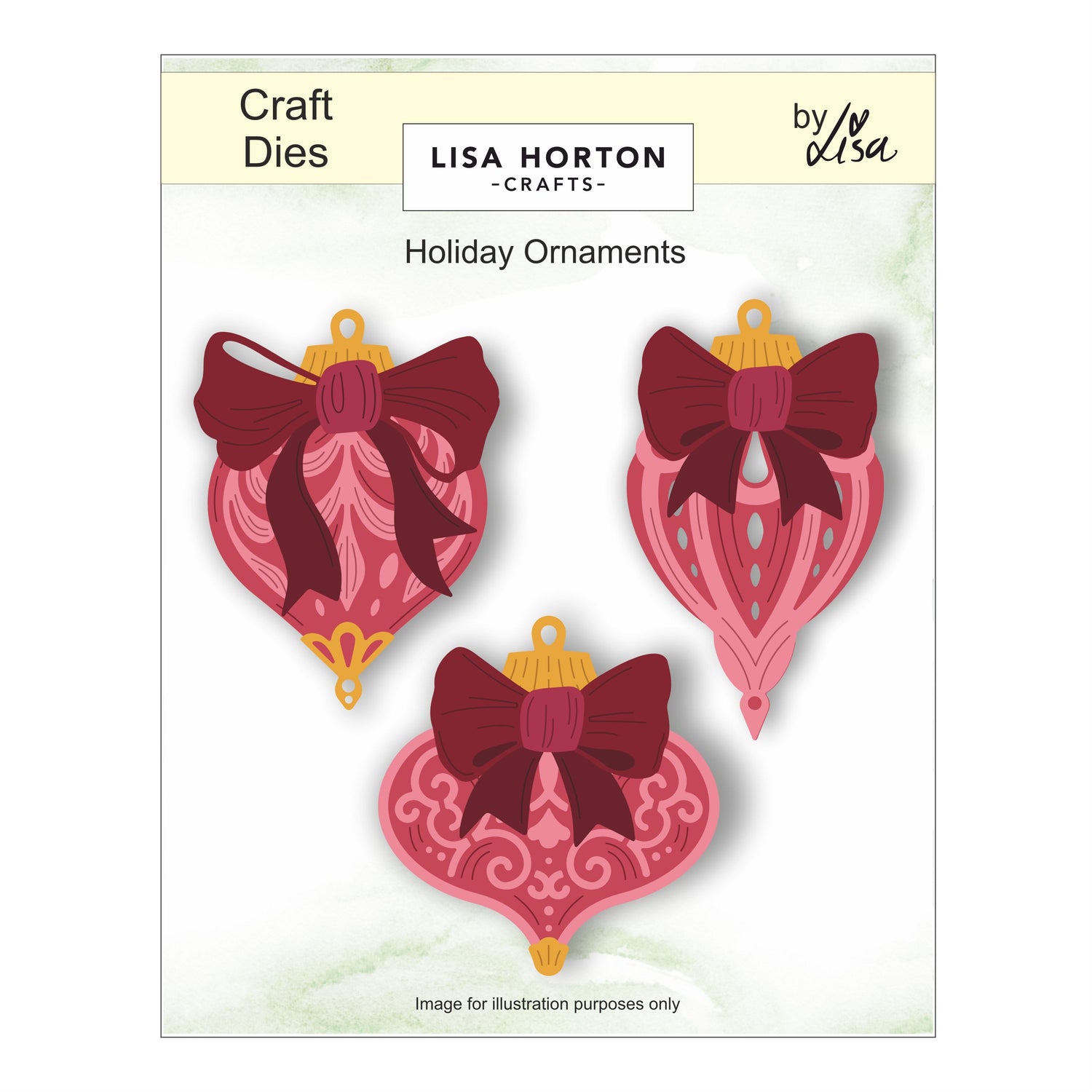 Lisa Horton Crafts Holiday Ornaments Layering Dies
