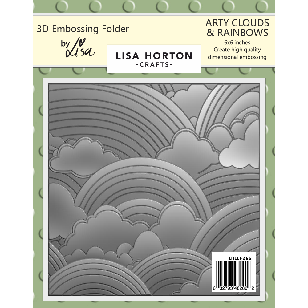 Lisa Horton Crafts Arty Clouds and Rainbows 6