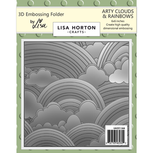 Lisa Horton Crafts Arty Clouds and Rainbows 6