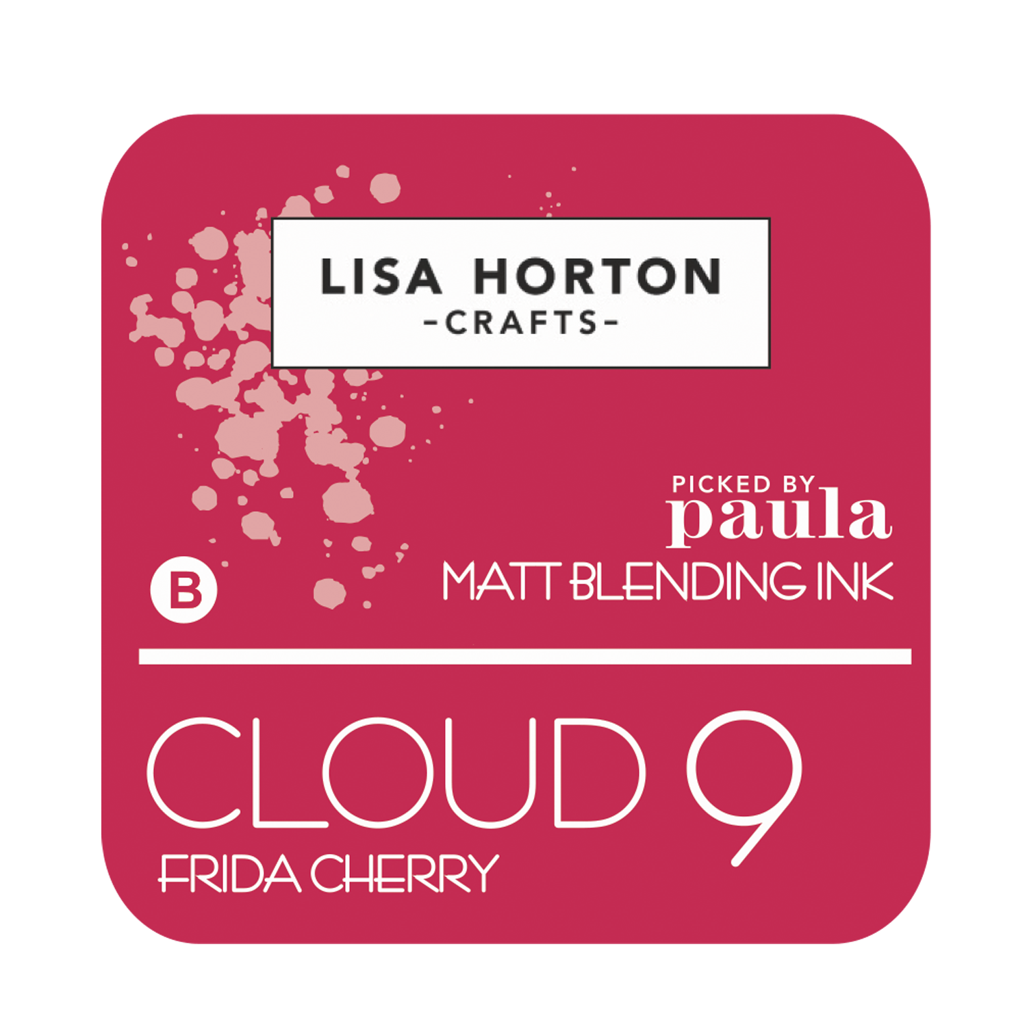 Lisa Horton Crafts 'Picked by Paula' Cloud 9 Matt Blending Ink Pads - Frida Cherry