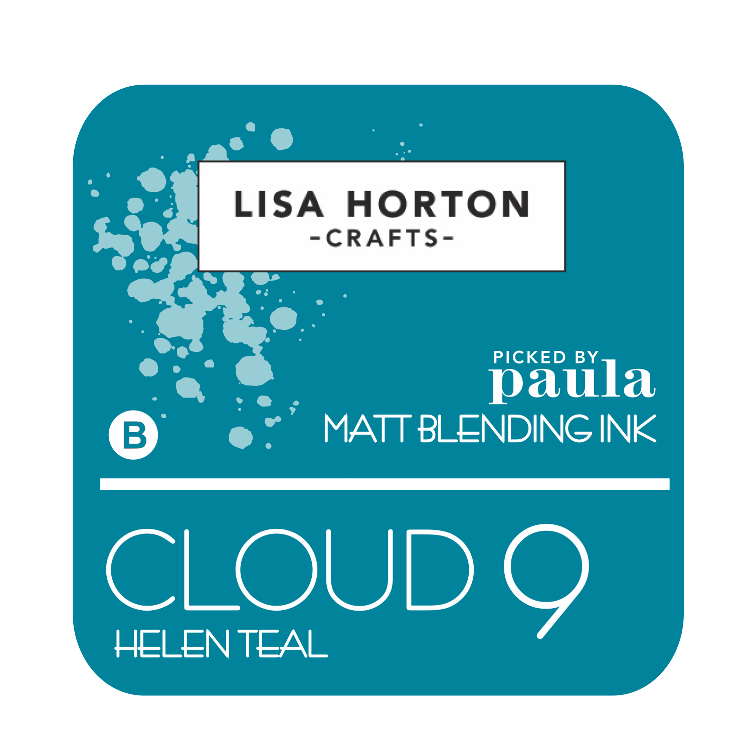 Lisa Horton Crafts 'Picked by Paula' Cloud 9 Matt Blending Ink Pads - Helen Teal