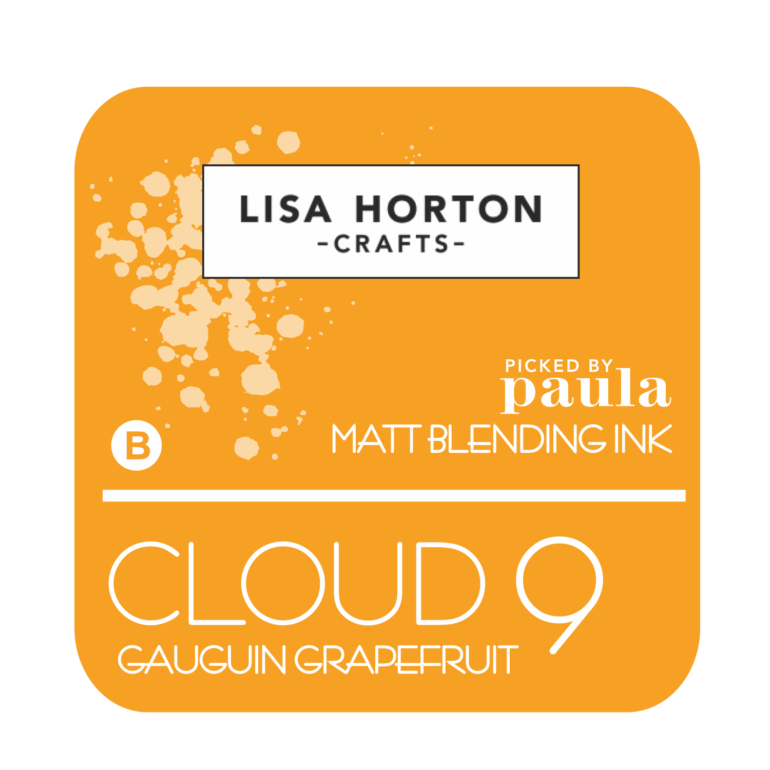 Lisa Horton Crafts 'Picked by Paula' Cloud 9 Matt Blending Ink Pads - Gauguin Grapefruit