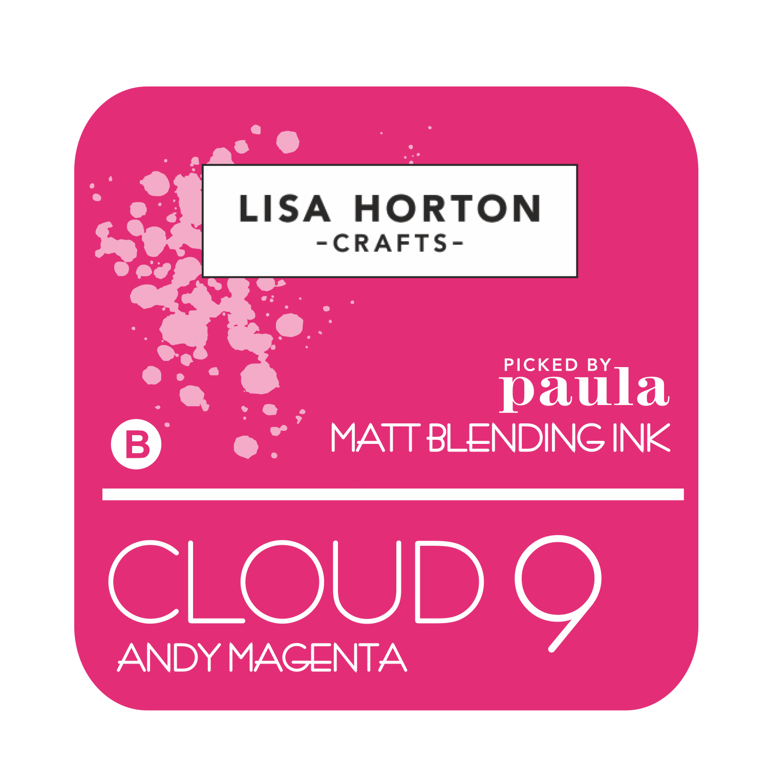 Lisa Horton Crafts 'Picked by Paula' Cloud 9 Matt Blending Ink Pads - Andy Magenta