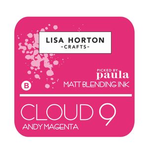 Lisa Horton Crafts 'Picked by Paula' Cloud 9 Matt Blending Ink Pads - Andy Magenta