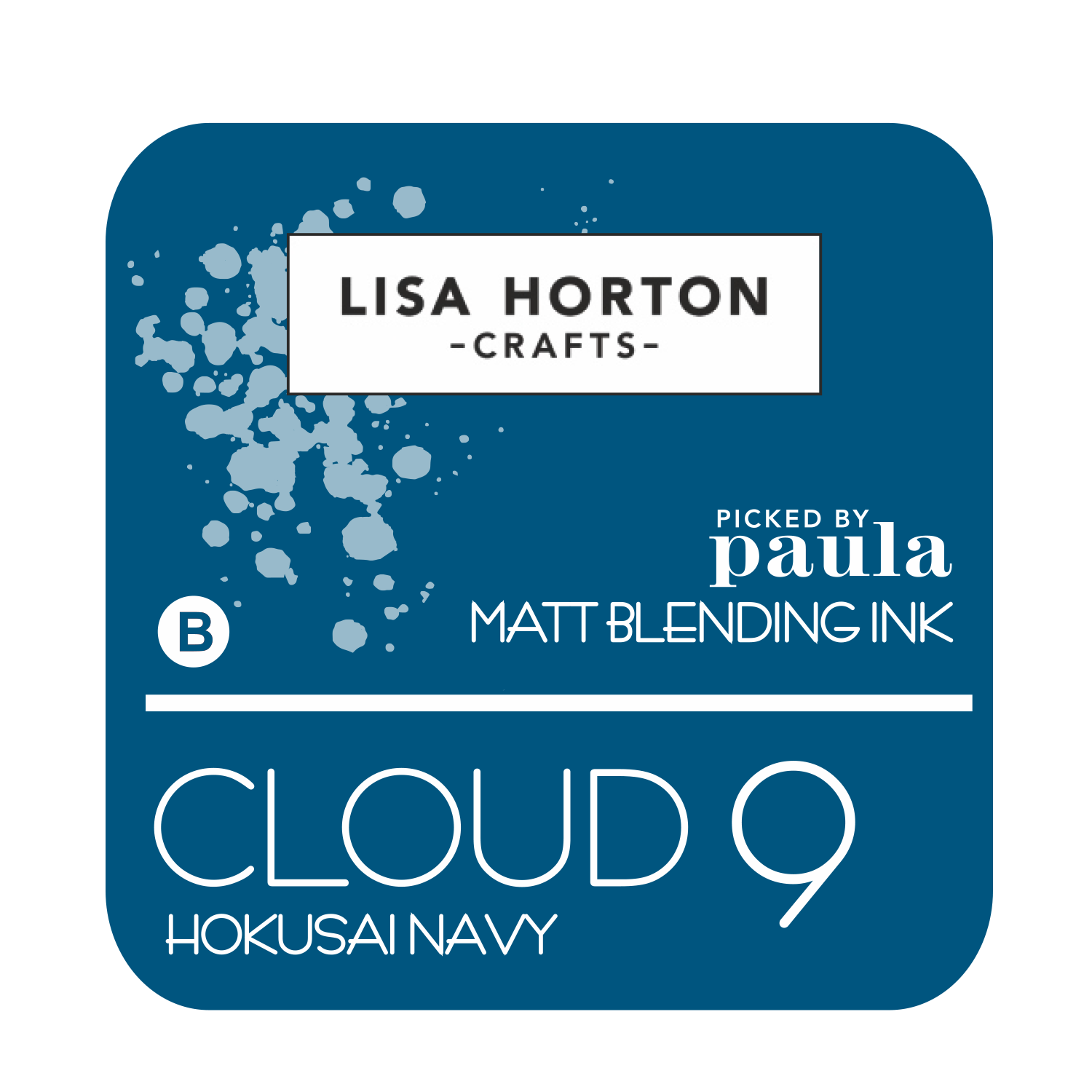 Lisa Horton Crafts 'Picked by Paula' Cloud 9 Matt Blending Ink Pads - Hokusai Navy