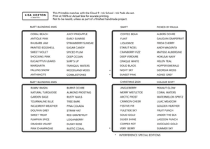 Lisa Horton Crafts Cloud 9 Ink School Ink Pad Labels, Colour Wheel and Sentiments FREE Download