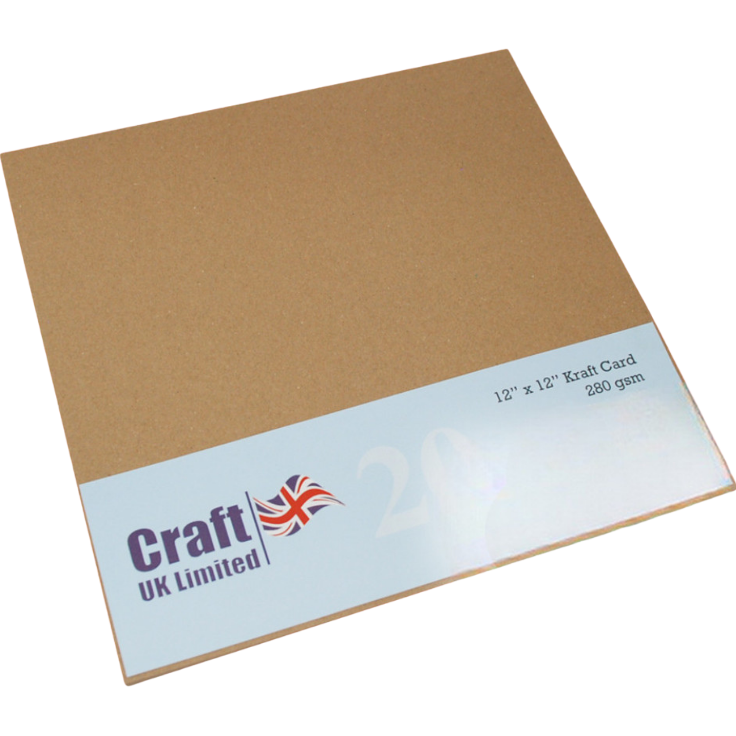 Kraft Card 12 x 12 Inches