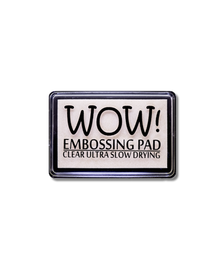 WOW! Clear Ultra Slow Drying Embossing Pad for Precise Stamping