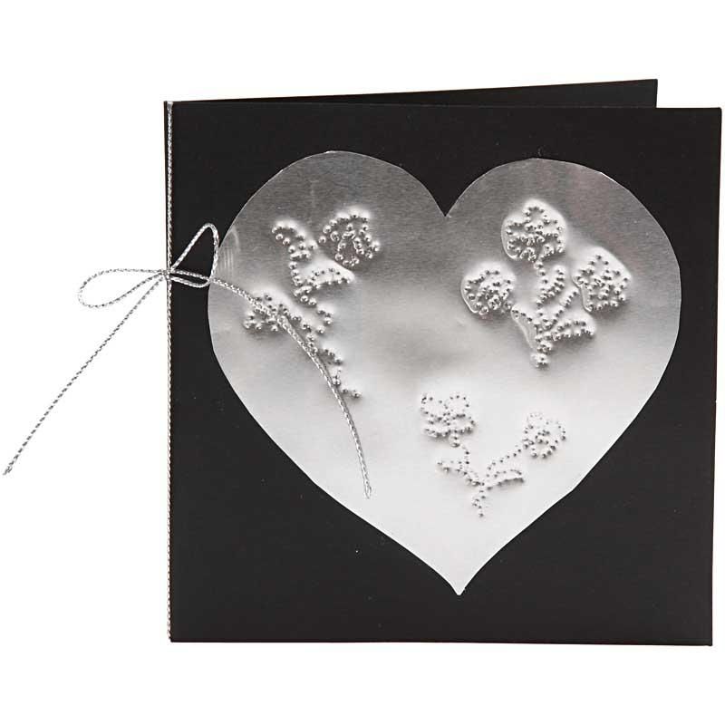 Silver Embossing Foil - 10 Pcs