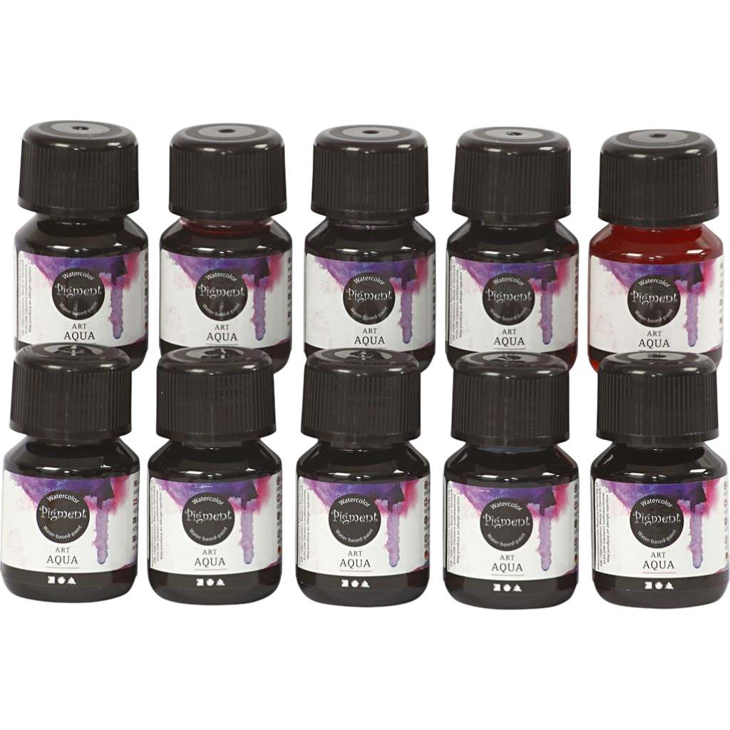 Liquid Watercolour 30 ml - 10 Colours