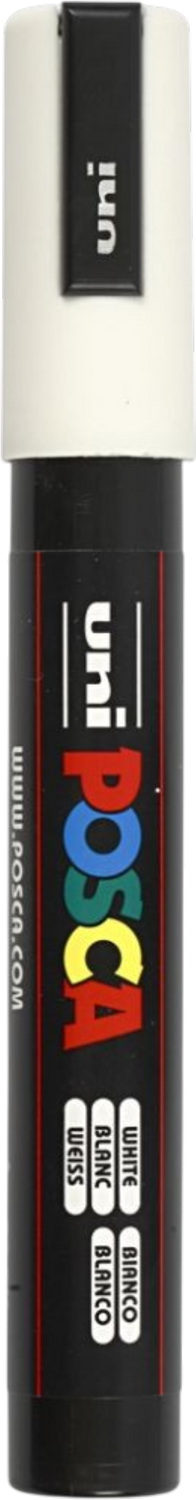 Posca Paint Marker – Medium Tip, White