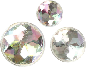 Self-Adhesive Rhinestones – Mixed Size, Crystal (40pc)