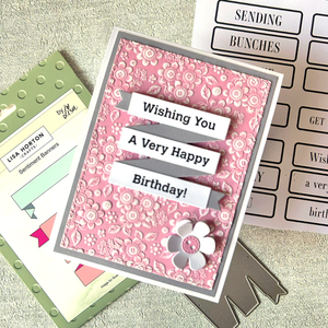 Lisa Horton Crafts Sentiment Banners Die Set