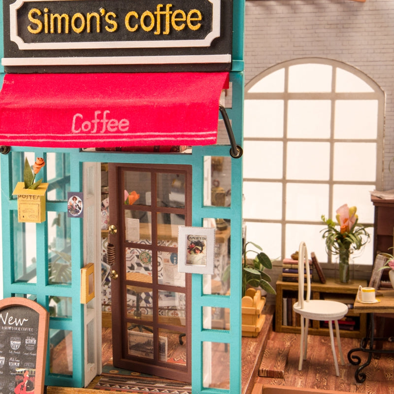 Rolife Simon’s Coffee - DIY Miniature Dollhouse - DG109
