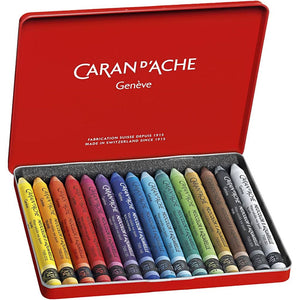 Caran D'Ache Neocolor II Aquarelle Wax Pastels - 15 Pack