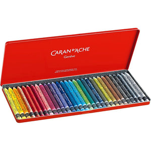 Caran D'Ache Neocolor II Aquarelle Wax Pastels - 30 Pack