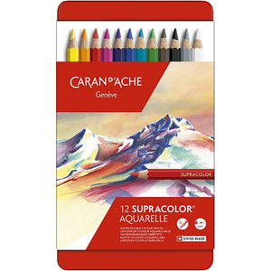 Caran D’Ache Supracolor II Watercolor Pencils - 12 Pack
