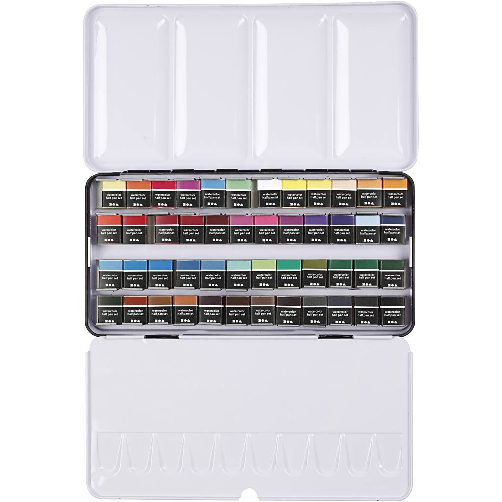 Art Aqua Watercolour Paints - 48 Colours