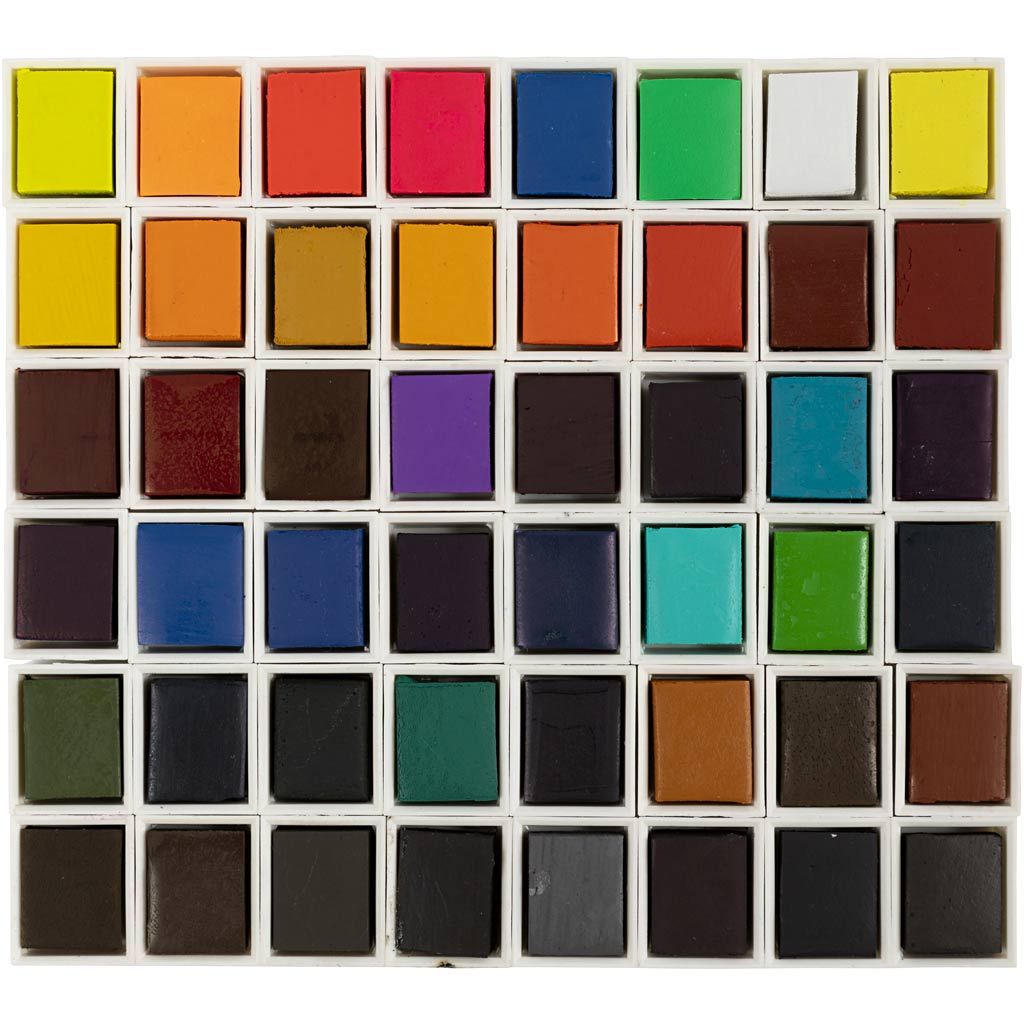 Art Aqua Watercolour Paints - 48 Colours