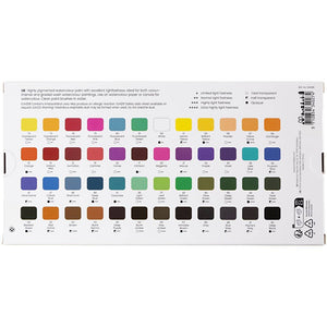 Art Aqua Watercolour Paints - 48 Colours