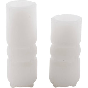 Silicone Mould - Ribbed Cylinder with Arch