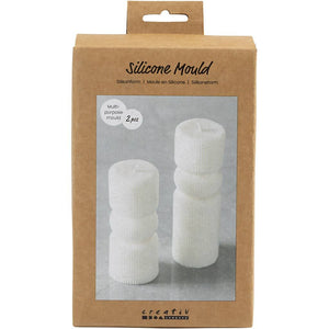 Silicone Mould - Ribbed Cylinder with Arch