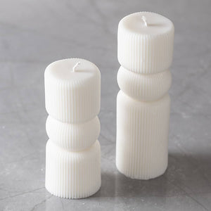 Silicone Mould - Ribbed Cylinder with Arch