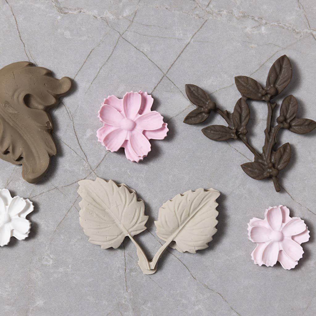 Silicone Mould - Leaves and Flowers