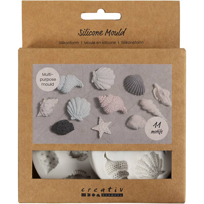 Silicone Mould - Starfish, Conch, Shell