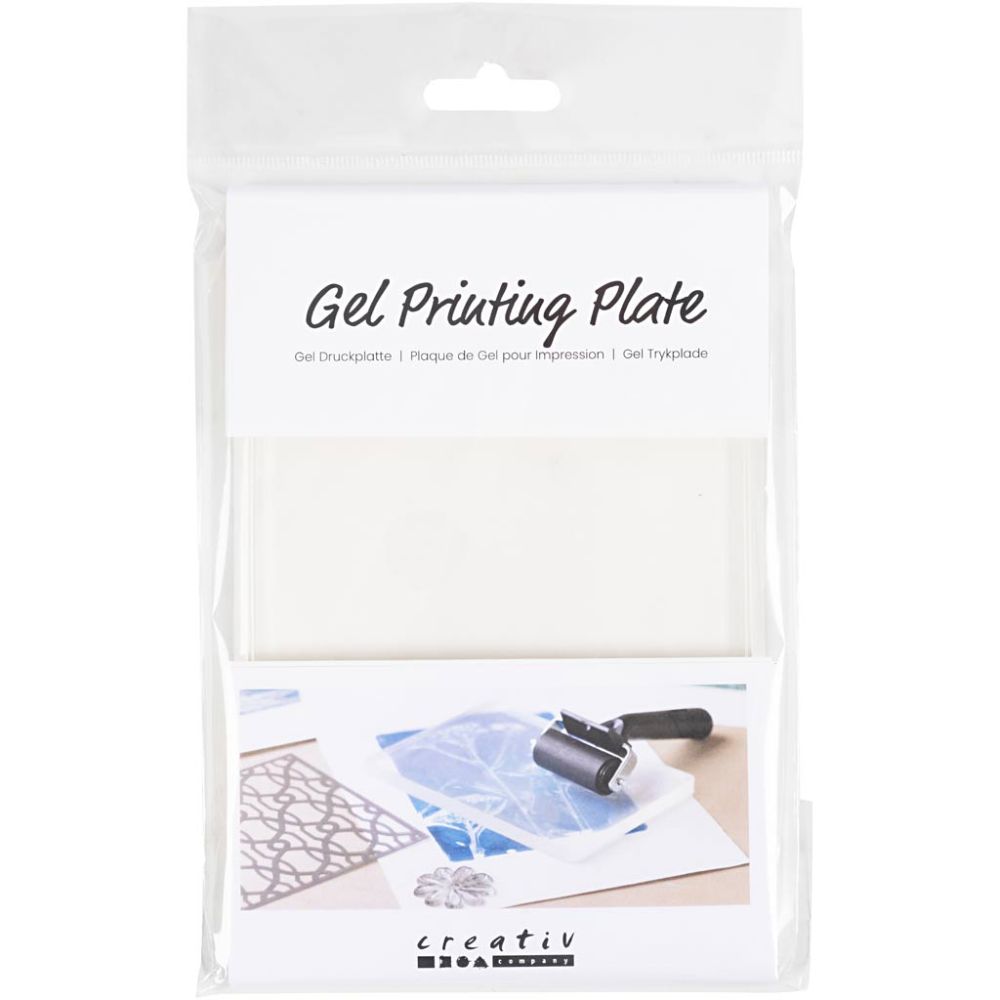 Gel Printing Plate for Unique Monoprints & Papercrafting