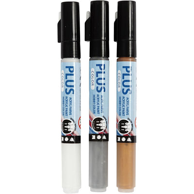 Plus Color Marker - 3 Pcs