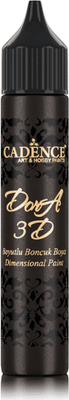 Cadence Dora 3D Dimensional Paint – Black 25ml