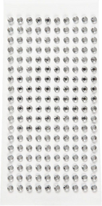 Self-Adhesive Rhinestones – 5mm, Silver (144pc)