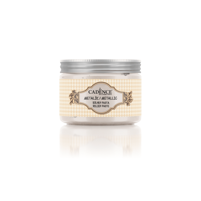Cadence Metallic Relief Paste – Pearl 150ml