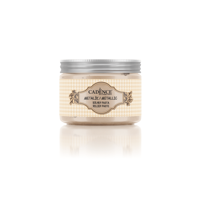Cadence Metallic Relief Paste – Champagne 150ml