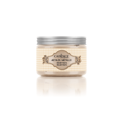 Cadence Metallic Relief Paste – Champagne 150ml