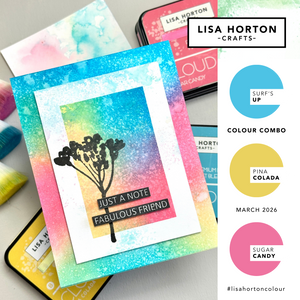Lisa Horton Crafts 'Colour Combo of the Month' - March 2026