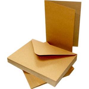 Cards & Envelopes 5x7 Kraft Card 50 Pack
