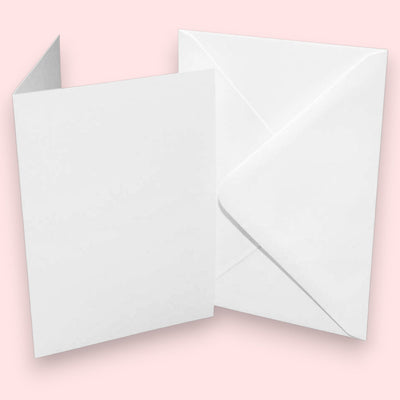 Lisa Horton Crafts Cards & Envelopes 5 x 7 White 300GSM 40 Pack