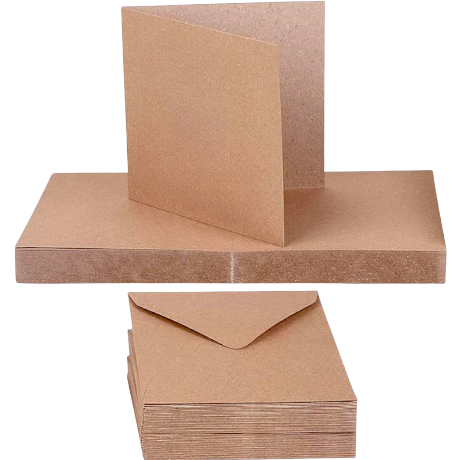 Cards & Envelopes 6x6 Kraft Card 50 Pack