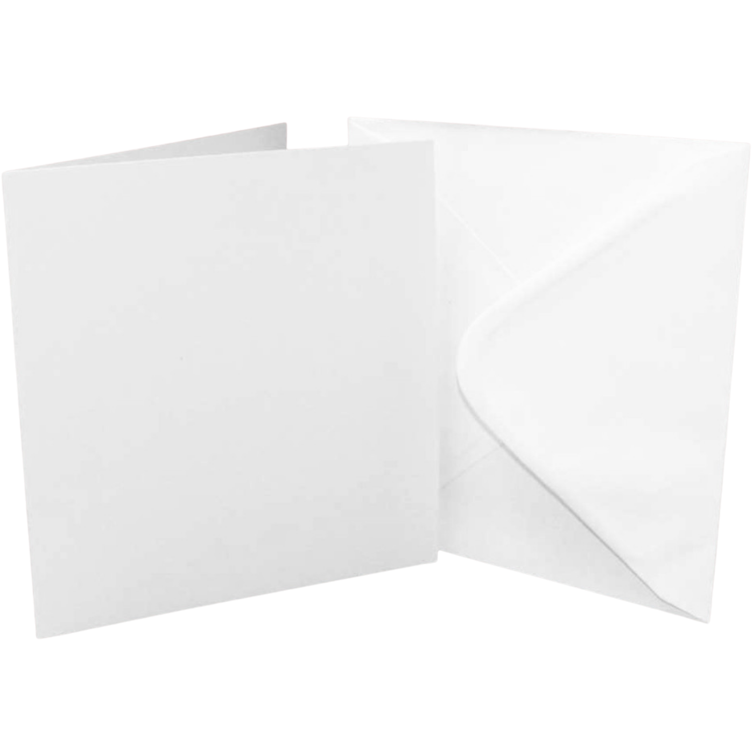 Cards & Envelopes 6 x 6 White 300GSM 40 Pack