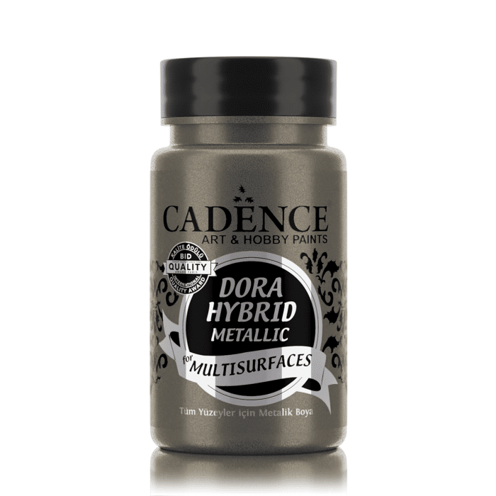 Cadence Dora Hybrid Metallic Paint for Multi-Surfaces – Anthracite 90ml