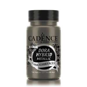 Cadence Dora Hybrid Metallic Paint for Multi-Surfaces – Anthracite 90ml
