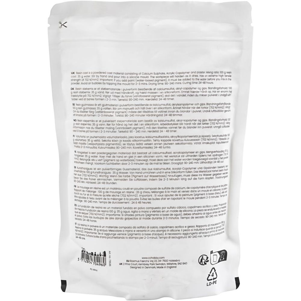 Resin Cast - White