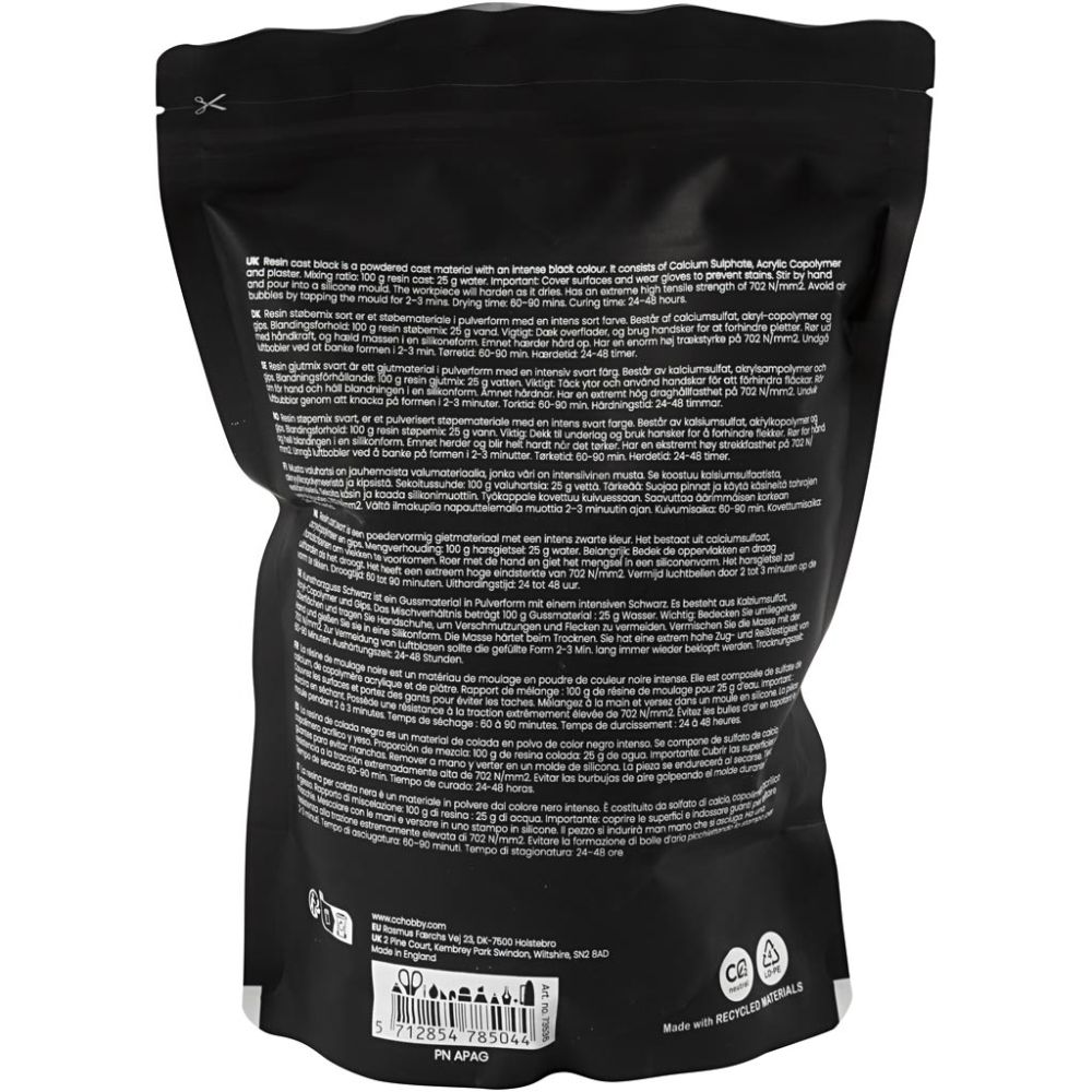 Resin Cast - Black