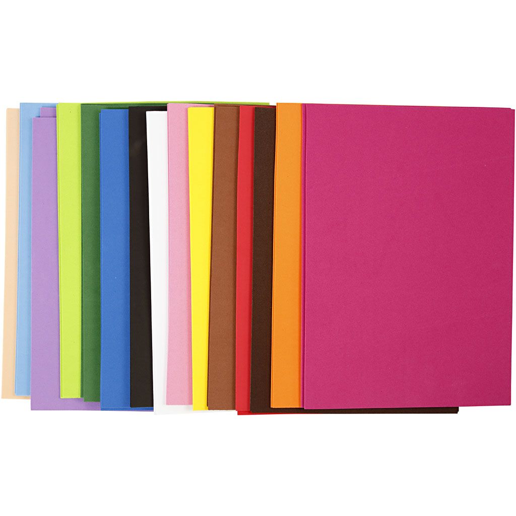 EVA A4 Foam Sheets - 30 Sheets