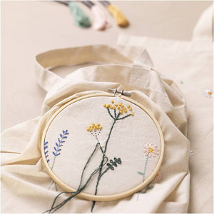 Starter Craft Kit Embroidery - Flowers