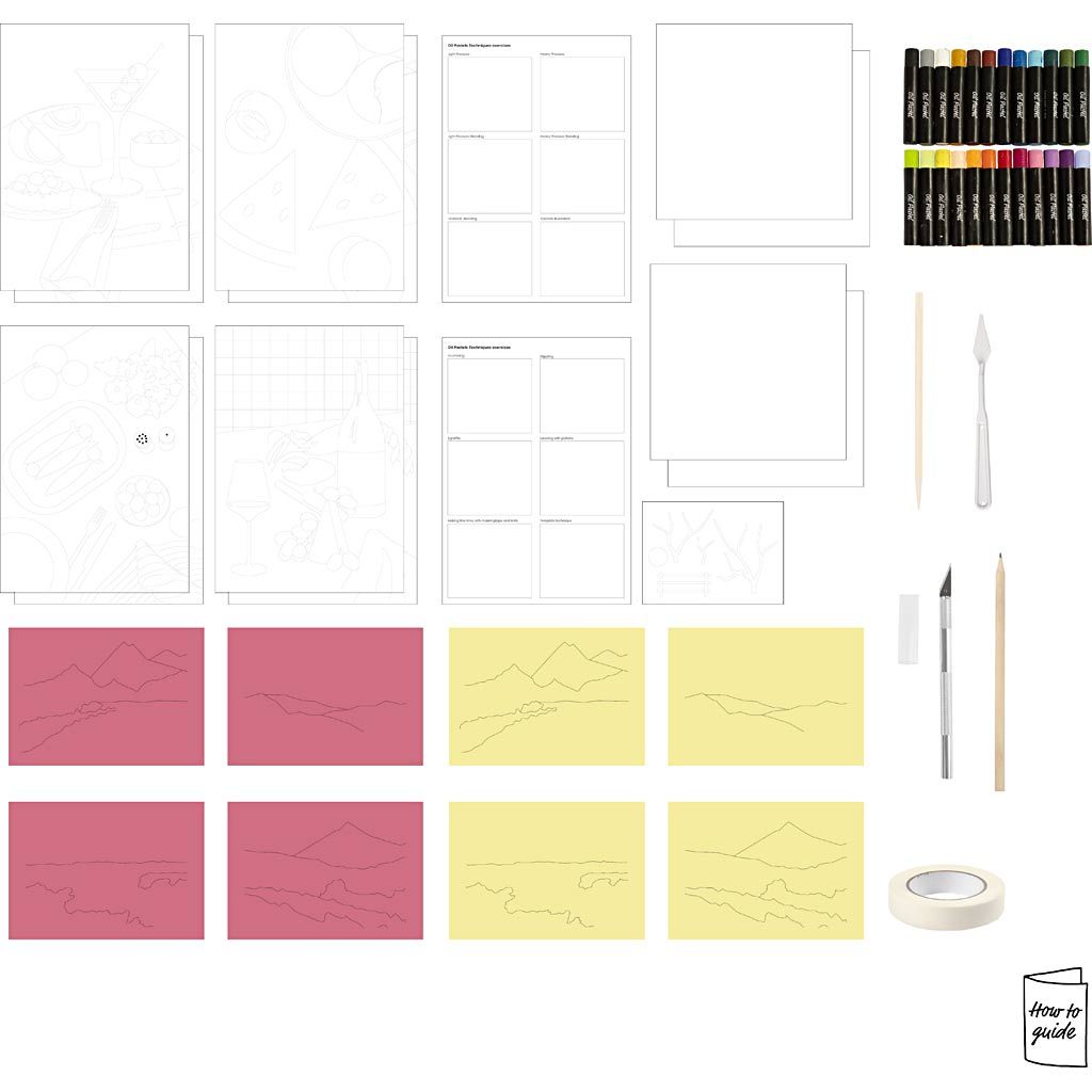 Starter Craft Kit Oil Pastels