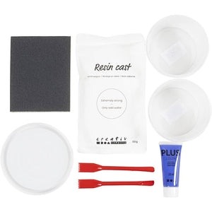 Craft Kit Resin Casting - Round Tray with Marbling